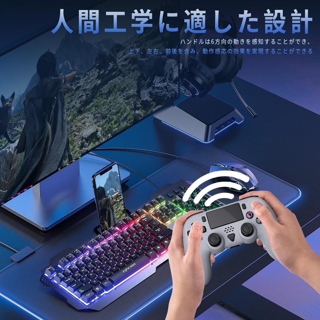 PS5 Controller PS5 Wireless Controller For DualSense No Delay Continuous Fire Macro Function With Back Button Double Vibration Gyro Sensor Function