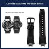Модифицированный быстросъемный кожаный ремешок Нейлоновый ремешок Для Casio G-SHOCK 5672 MTG-B3000 Итальянская кожа Ремешок для часов Браслет Аксессуары
