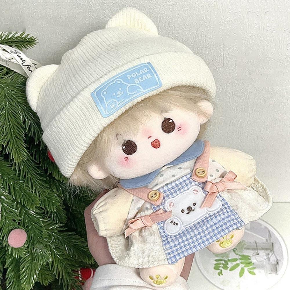 Замеченный Топ 20 см Одежда для куклы Наряд Шляпа Маленький медвежонок Набор одежды для куклы 10/20 см Хлопковая кукла