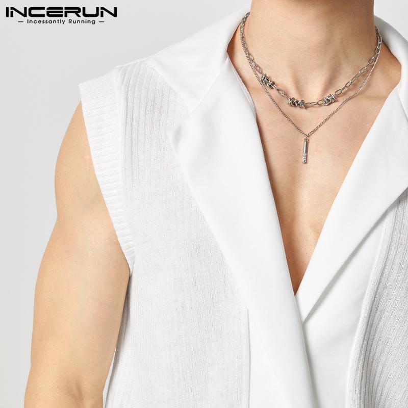 INCERUN Мужские летние повседневные майки без рукавов в стиле пэчворк