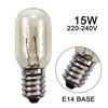 Globe Bulb Long High Brightness Lifespan Play Plug E14 15W Lamp Globe Refrigerator Bulb