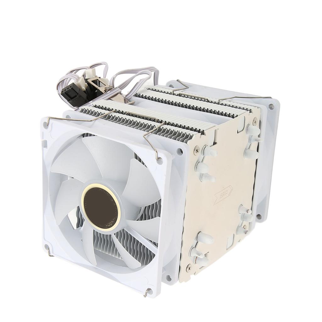 RGB кулер для процессора 6 тепловых трубок Тихий 3-контактный RGB воздушный кулер для процессора для Intel 775 1150 1151 1155 1156 для AMD FM1 AM2 AM2+