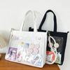 Сумка Harajuku Ita для женщин с прозрачным карманом Itabag для девочек старшей школы JK Crossbody сумка через плечо