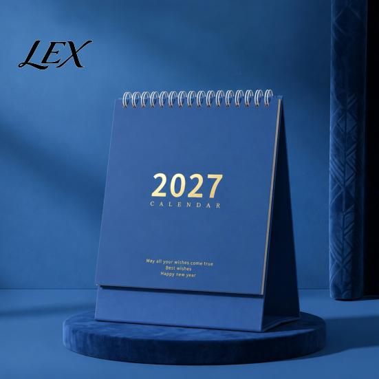 Hardcover Table Calendar Desk 2026-2027, Oct 2026-Dec 2027 14-Month Calendar, Large Academic Planner for Students Desktop Planning, Organizing