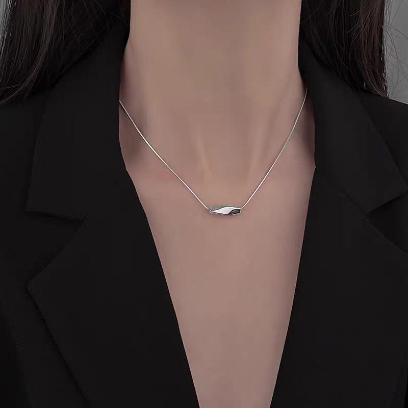 Геометрическое женское ожерелье: Не тускнеющая, Роскошная цепочка на ключицу для универсального и элегантного стиля