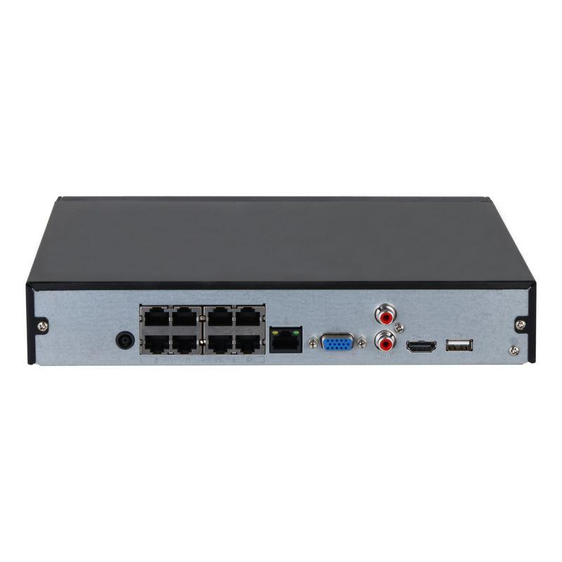 Dahua NVR2108HS-8P-4KS3 surveillance system 8-channel Black