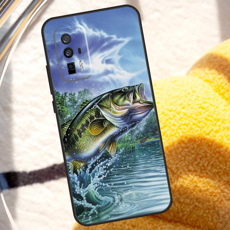 Чехол для рыбалки на окуня для POCO X6 M6 X3 Pro X5 F3 F5 M5s Xiaomi 13 14 Ultra 12 Lite 11T 12T 13T Pro