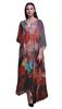 Mughal Monuments Long Caftan Maxi Dress Beach Swimwear Cover Up Womens