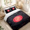 Bedding Set 1 Duvet Cover 2 Pillowcases Girona FC Print Bedroom Home Decoration