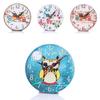 Whimsical Owl Squirrel Tree Cartoon Wall Clock For A Fun And Cozy Kids Room