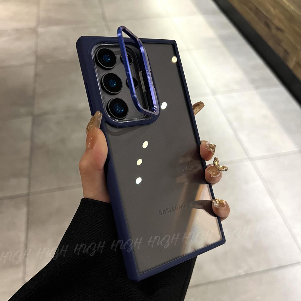 Подходит для чехла для мобильного телефона Samsung S25ultra S24ultra Магнитный акриловый S23U Металлический каркас Кронштейн