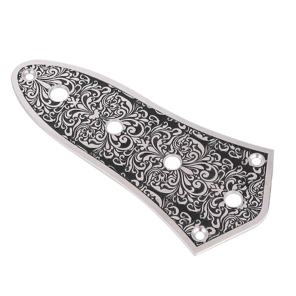 Запасная часть регулятора громкости для джазовых бас-гитар, серебристо-черная