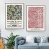 William Morris Leaf Flower Plant Wall Art Canvas Painting Gallery Nordic Posters And Prints Pictures For Home Living Room Decor