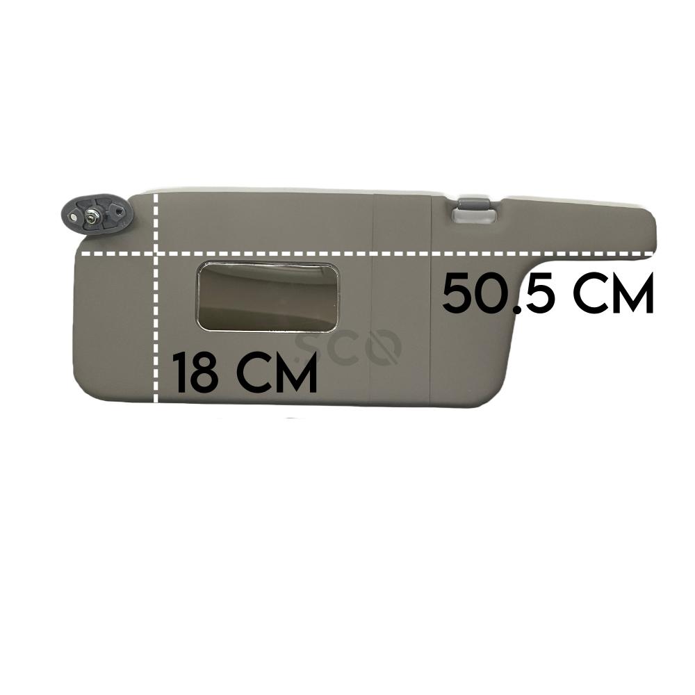 Подходит для Honda Civic HB, комплект солнцезащитного козырька слева-справа, серый 2001-2002-2003-2004-2005