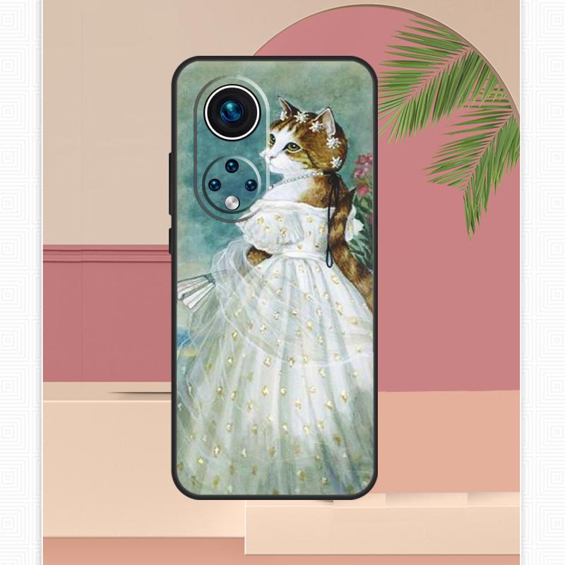 Renaissance Cats Rich Art Case For Honor Magic 7 Lite 5 6 8 Pro Honor 400 200 X9c X9b X9a X8b X8a X8c 50 70 90 Cover