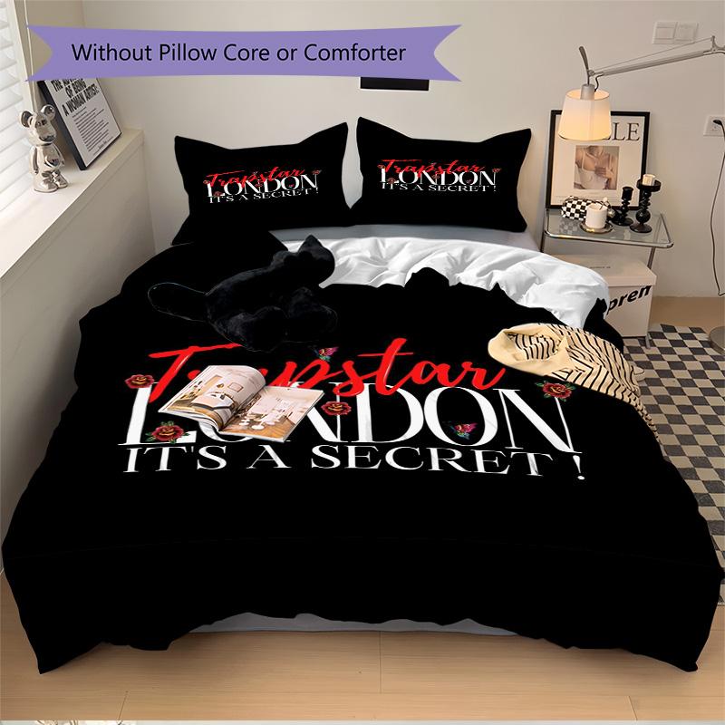 Trapstar London Secret Print 3Pcs Bedding Setduvet Cover With 2 Bedropillowcase Home Birthday Gift