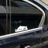 2 шт. Милые наклейки на машину с котами, закрывающие царапины, Декор автомобиля, Наклейки на окно, Лазерная наклейка на автомобильное стекло, Настенный декор, Грузовик, Автомобиль