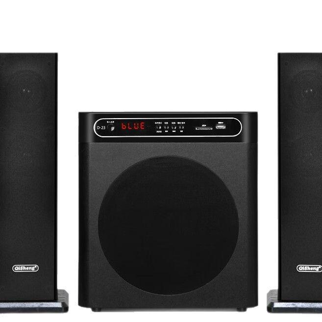 Bluetooth KTV-колонка Qisheng 2.1 с супербасами для настольного компьютера и домашнего использования