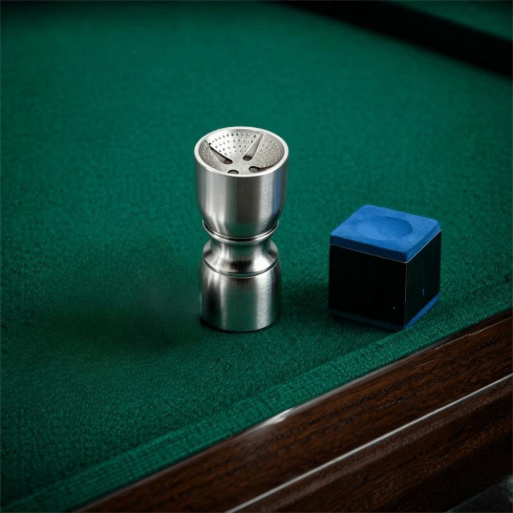 Aluminum Cue Tip Shaper Silver Cue Tip Tool Handheld Snooker Tip Pricker Snooker Cue Repair