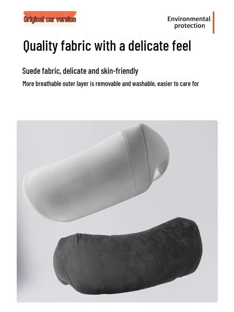 XPENG G6/G7/G9/X9 Подушка-подголовник для поддержки шеи и спинки - Замша, Высококачественная, Универсальная для всех сезонов