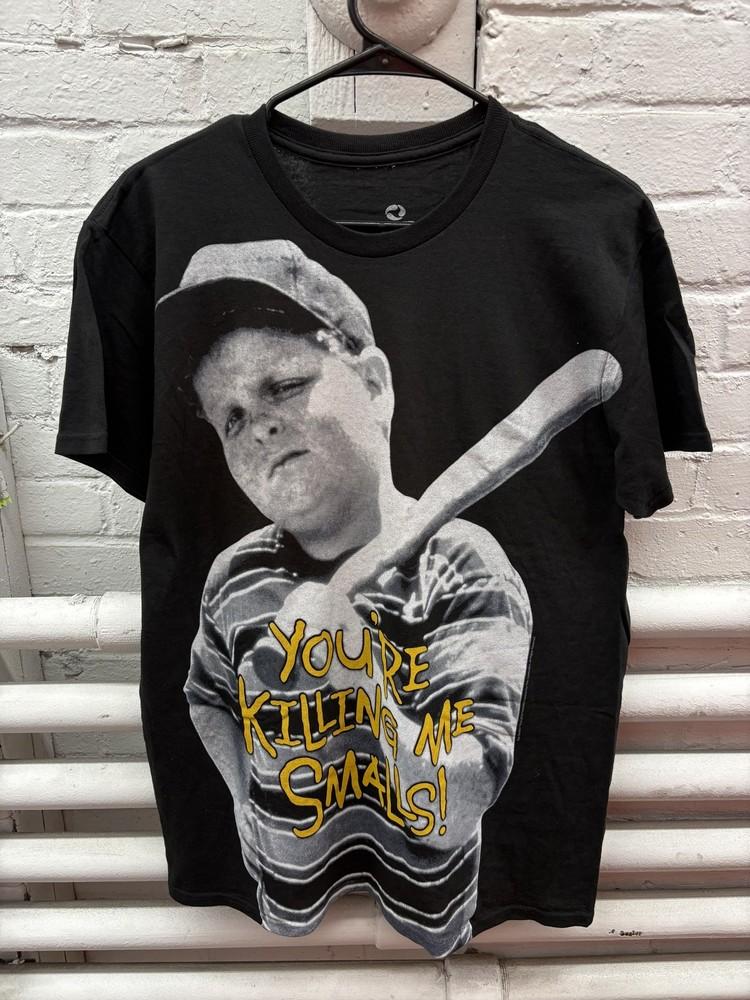 The Sandlot Shirt Mens Medium Black You’re Killing Me Smalls Graphic Liquid Blue Unisex T-Shirt