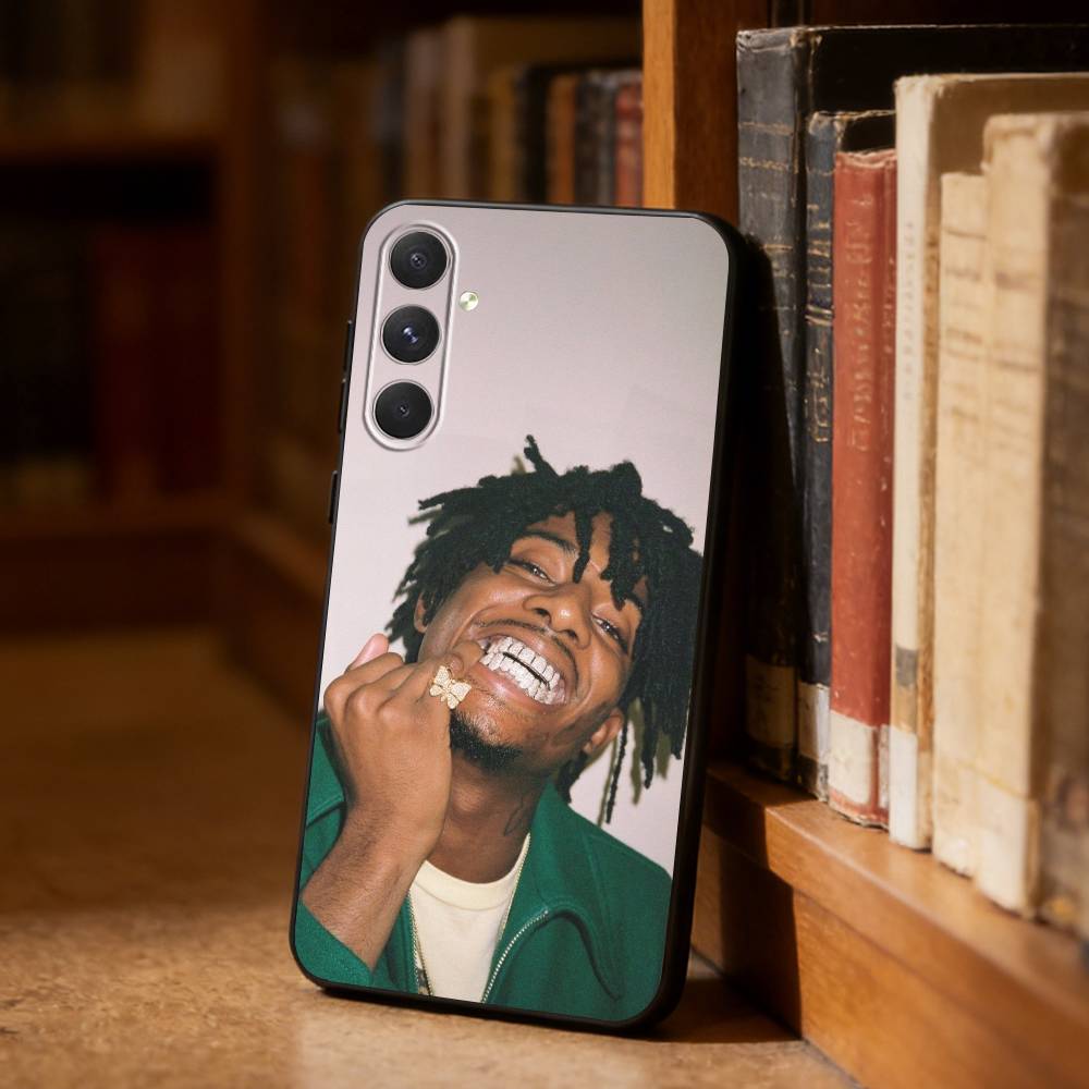 Чехол для телефона Singer P-Playboi C-Carti для Samsung S26,S25,S24,S23,S22,S21,Plus,Fe,Lite,Другие Черный Чехол