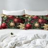 Christmas-themed Down Comforter Set Bedding Set 3-piece Duvet Cover Set