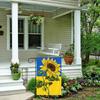 1/2/3Pcs 12" X 18" Sunflower Flag Patriotic Ukrainian National Flag Double Sided Garden Burlap Banner Decoration for Outdoor Home Yard Patio Decor