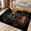 Office Rug Jack Skellington, Halloween theme 3D Printed Anti-Slip Rug-Machine Washable for Living Room