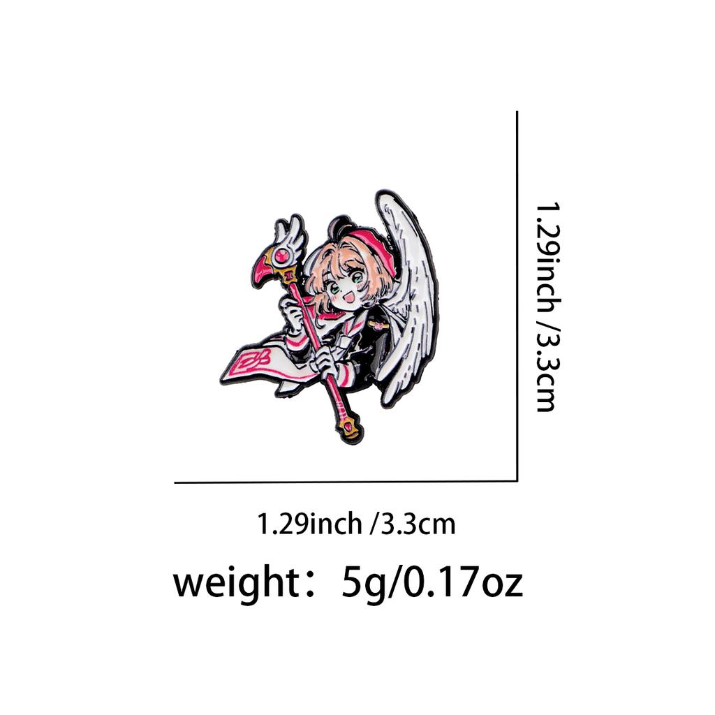 Popular Anime Enamel Pin Golden Cartoon Movie Lapel Pins Cat Badges Girl Brooch for Clothes Backpacks Cosplay Gift Friends