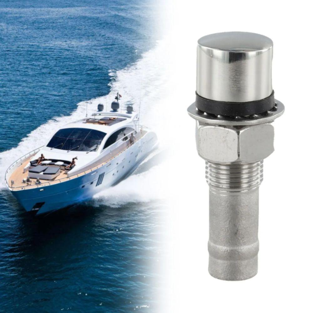 Flush Mount Through Hull Vent Straight Air Vent Boat Vent Marine Parts Marine Air Vent Boat Use