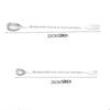 Kitchen Supplies Bar Accessories Fruit Fork Stainless  Steel Mixing Spoon Cocktail Shaker Spoons