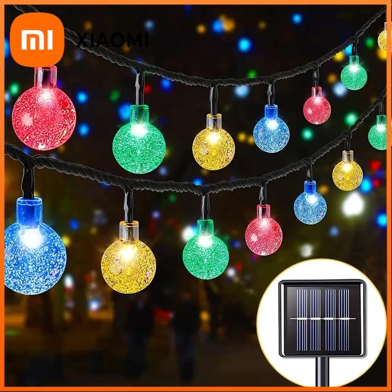 Xiaomi 5M/6.5M Waterproof Solar Bubble Ball Light String Lights Outdoor Crystal Ball String Light GardenParty Decoration