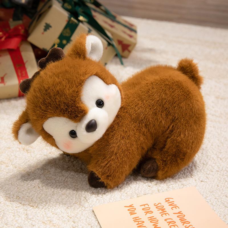 Cute Lying Deer Doll Plush Toy Sika Deer Doll Children Soothe Doll Girl Birthday