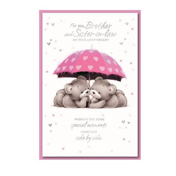 Simon Elvin For You Brother And Sister In Law Greetings Card (Pack of 6)