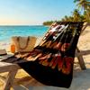 Warner Customize Text Beach Towel Super Soft Microfiber Quickdry Fabric Portable for SwimmingBeachCamping Travel Beach AccessoriesGym