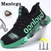Lightweight Men Safety Shoes With Steel Toe Cap Work Sneakers Men Women Work Shoes Breathable Puncture-Proof Work Safety Boots Men Safety Footwear