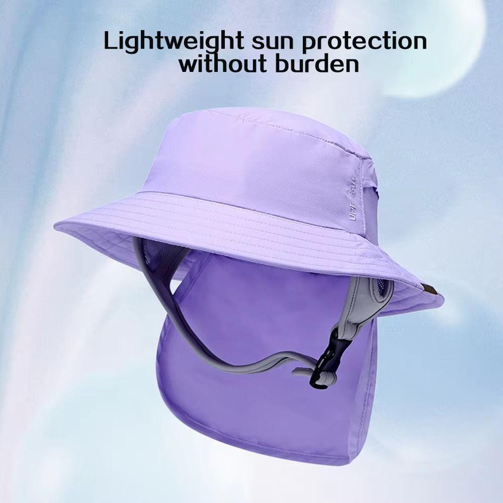 Широкополая Кепка-Ведро для Серфинга Дышащая Рыбацкая Кепка Летняя Пляжная Женская Солнцезащитная Кепка Для Водных Видов Спорта
