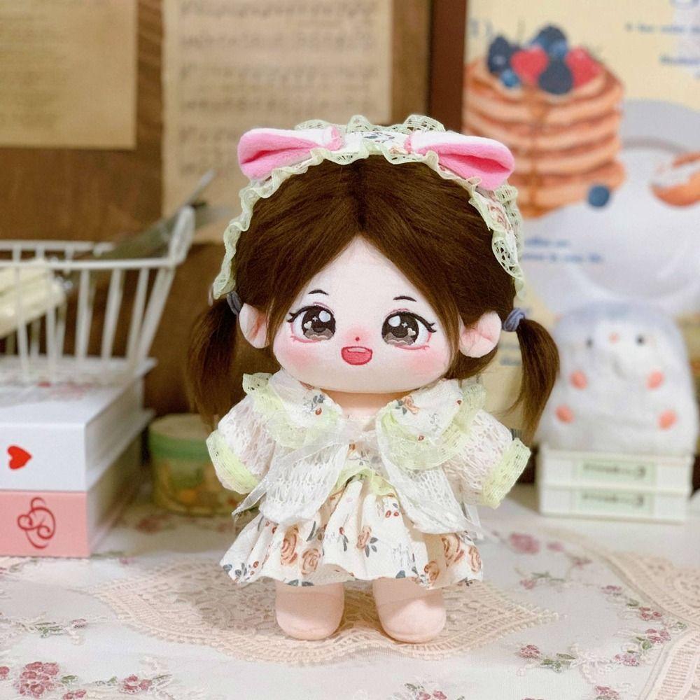 With Cartoon Headband Accessories Doll Lovely Clothes For 20cm Cotton Doll/EXO Idol Dolls