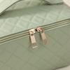 Новый однотонный простой косметичка из искусственной кожи, большая вместительная косметичка, дорожная портативная косметичка для ухода за кожей, органайзер для туалетных принадлежностей