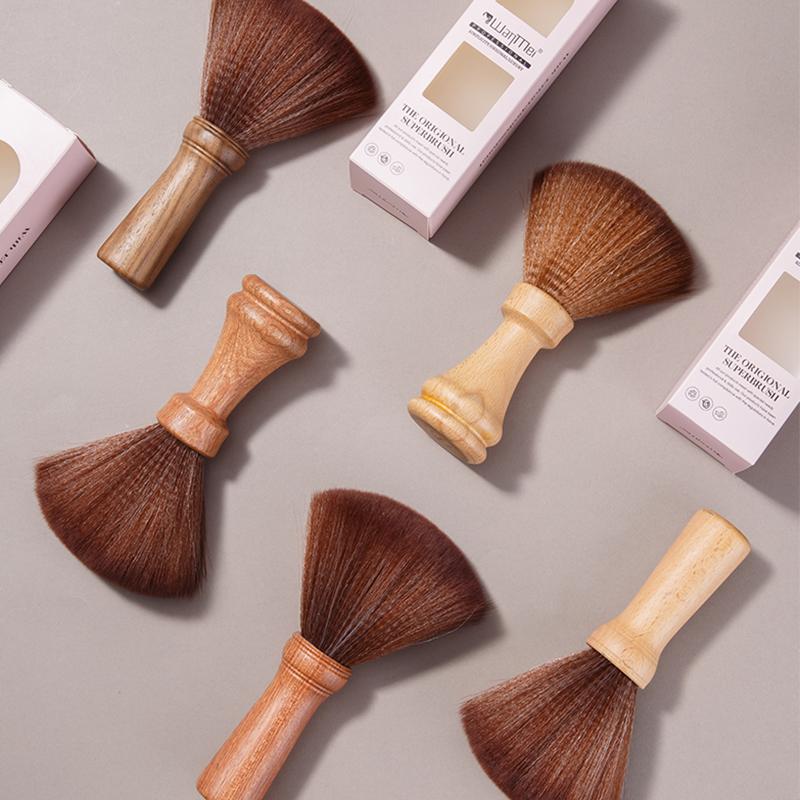 1pcs Beard Shaving Brush Remove Soft Brush Hair Cutting Neck Face Duster Barber Brush Salon Styling Tools Accessories