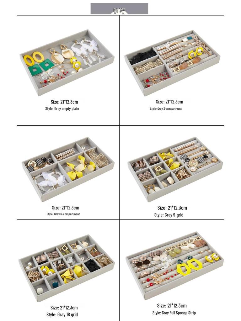 Многоярусная шкатулка для украшений для серег и мелких предметов - Домашнее хранение и организация