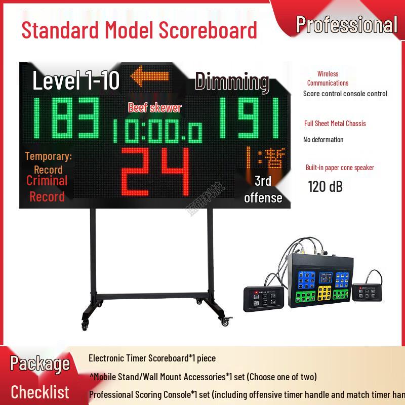 Longchan Electronic Basketball Scoreboard and Timer