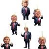 Дональд Трамп Рождественское украшение Акриловый забавный Дональд Трамп Подвеска для украшения автомобиля