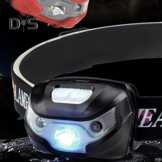 Налобный фонарь с датчиком наружного освещения и регулируемым оголовьем, супер яркий, водонепроницаемый, перезаряжаемый через USB, легкий светодиодный налобный фонарь для ночной рыбалки и бега