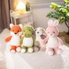 Cute Cute Rag Doll Super Soft Plush Toy Doll Rabbit Dinosaur Fox Doll Doll Claw Machine Small