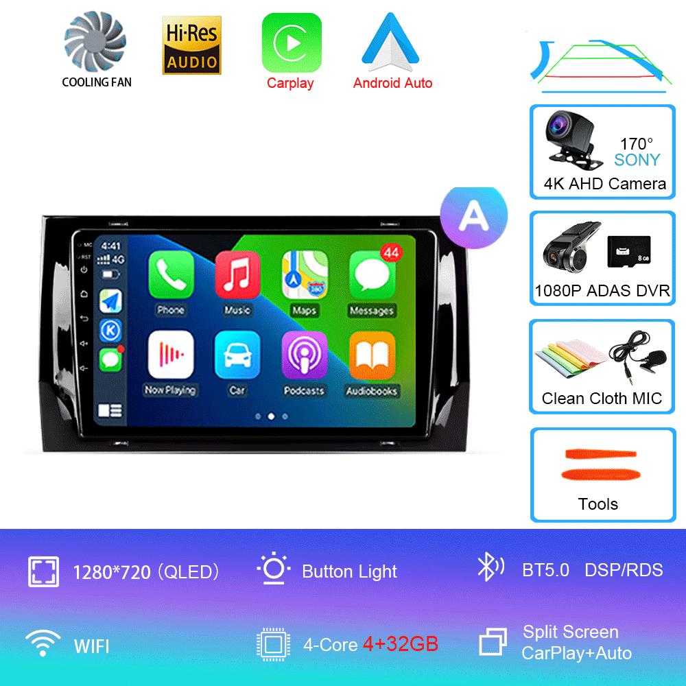 Автомобильный радиоприемник Android 14 для Skoda Kodiaq 2016–2021 Karoq NU7 2017–2021, мультимедийный видеоплеер, навигация, стерео GPS Andro