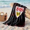 Пляжное полотенце в тематике VfB Stuttgart Мягкое Быстрое?Сухое полотенце для летнего пляжного отдыха и плавания