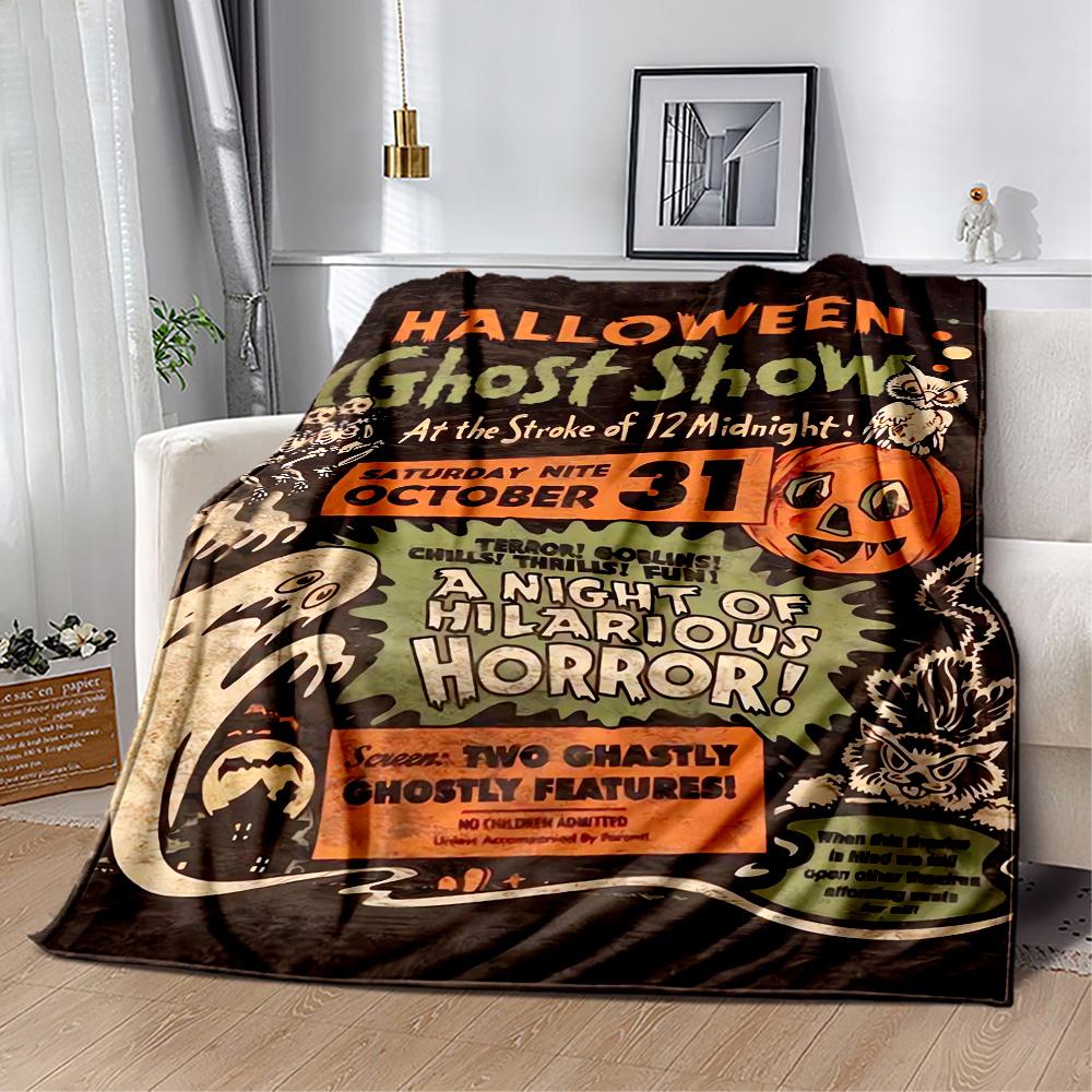 Halloween 45 Blanket Soft & Cozy Suitable for Bed Picnics Bedding for All Seasons Modern Style Ideal Gift for Friends Family Couples Picnic