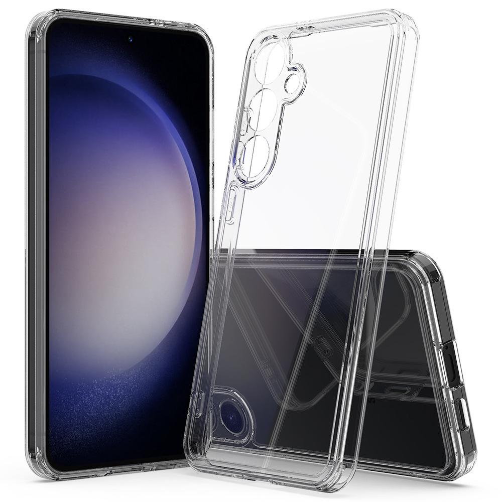 Подходит для Samsung S25ultra Прозрачный Противоударный Чехол для Мобильного Телефона S25 Защита от Царапин и Четыре Угла для Предотвращения Падения Внутрь